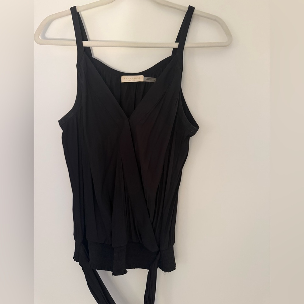 Ramy Brook Elegant Black Camisole Top